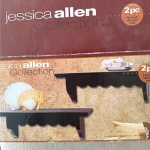 Collection Black Wall Display Shelves